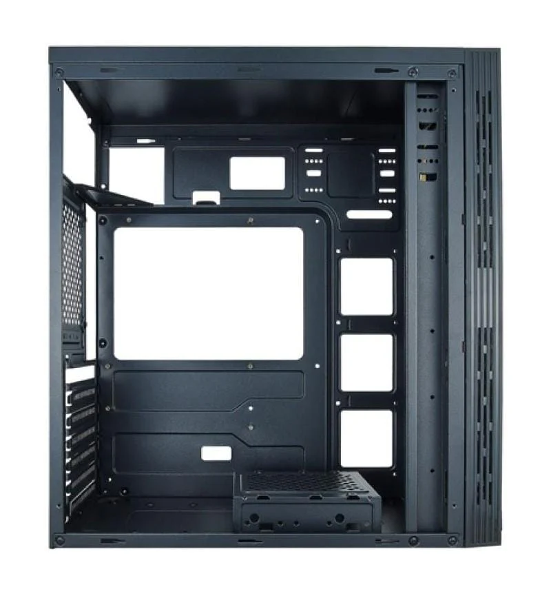 M-Link Black ATX PC Case with Built-In Power Supply Unit – Steel Chassis Tower - Image 3