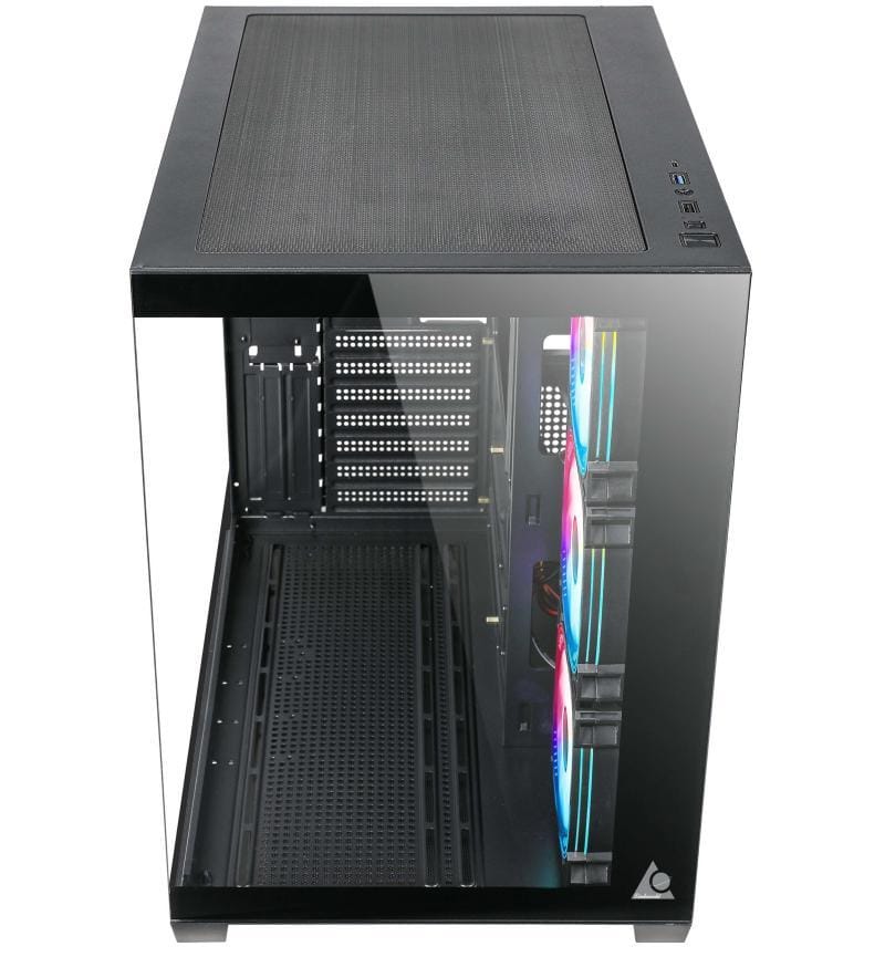 M-Link Black Gaming Case (No PSU) – ATX / Micro ATX – VC-20A902 - Image 2