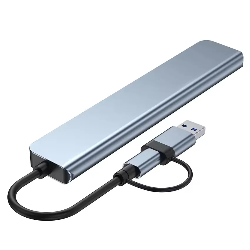M-Link 7-in-1 USB-C Hub with 100W Power Delivery – Dual USB-C & USB 3.0 Interface - Image 3