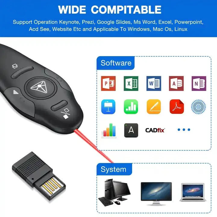 M-Link LP-016 Wireless Presenter with Laser Pointer - Image 4