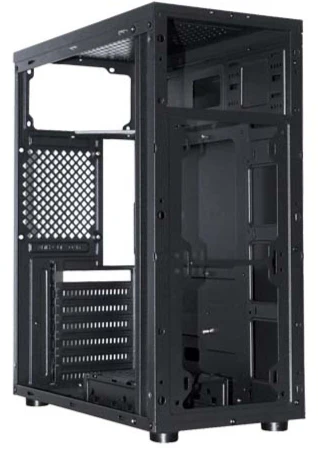 M-Link Micro ATX Case with 450 W Power Supply – Matt Black – VC-08A43 - Image 3