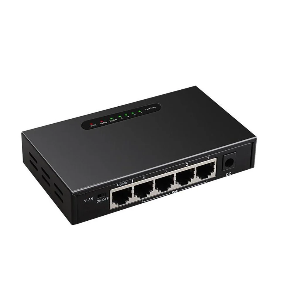 M-Link TXE038 5-Port Gigabit PoE Switch, 4 PoE Ports 802.3at/af, 10/100/1000Mbps - Image 2