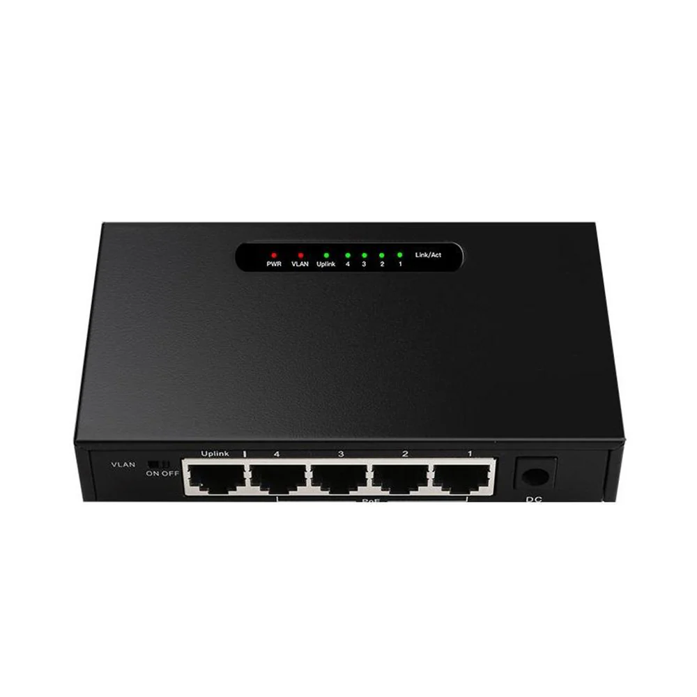 M-Link TXE038 5-Port Gigabit PoE Switch, 4 PoE Ports 802.3at/af, 10/100/1000Mbps - Image 3