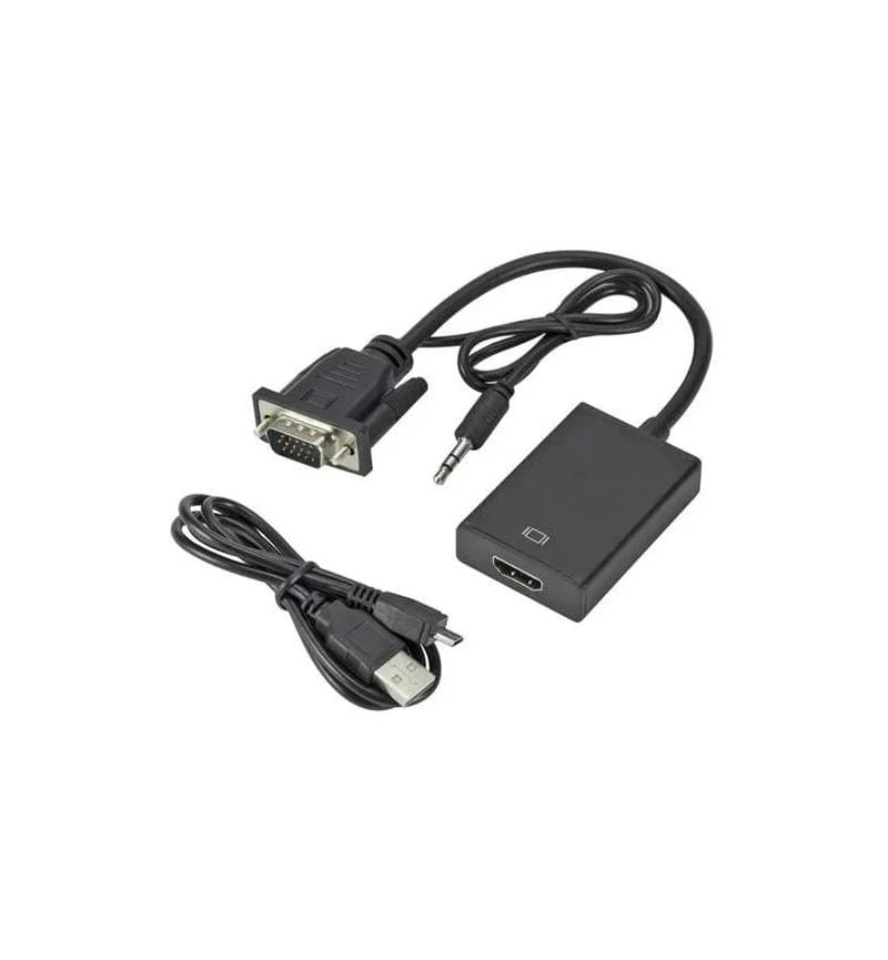 Matrix VGA Male to HDMI Female Adapter with Audio Support - Image 2