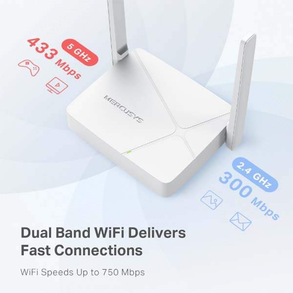 Mercusys AC750 Wireless Dual Band Router - Image 4
