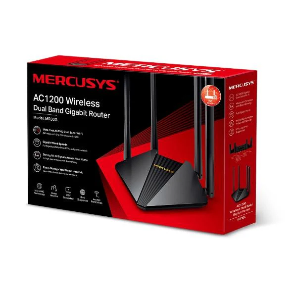 Mercusys MR30G AC1200 Dual Band Gigabit Router - Image 5
