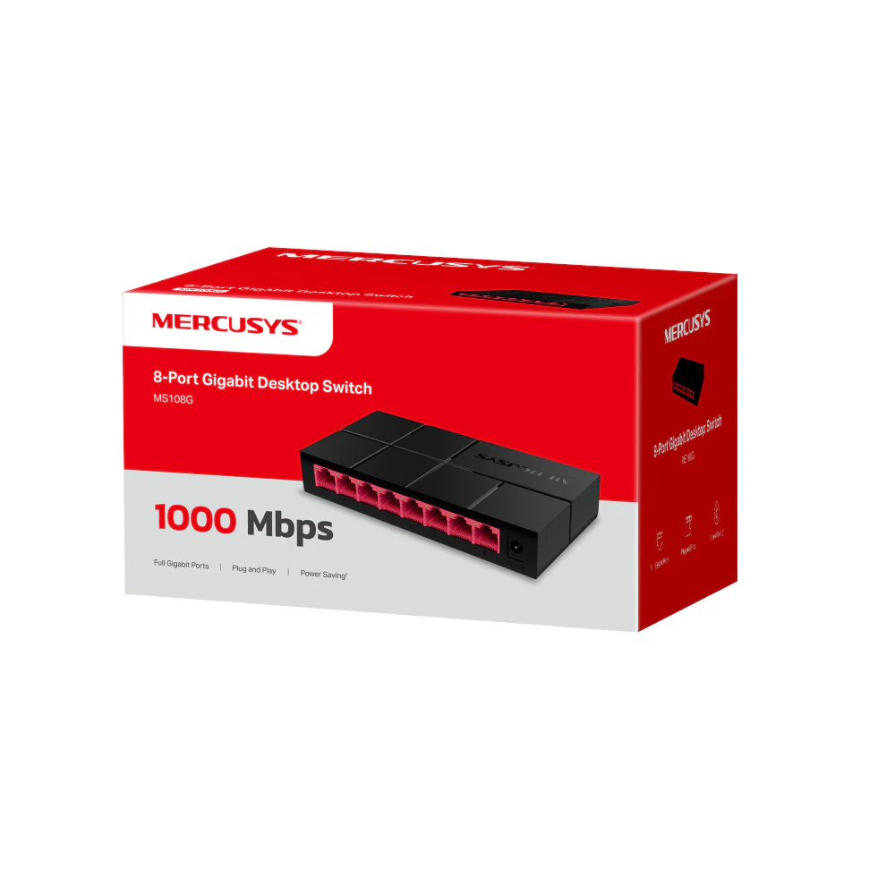 Mercusys MS108G 8-Port Gigabit Desktop Switch - Image 6
