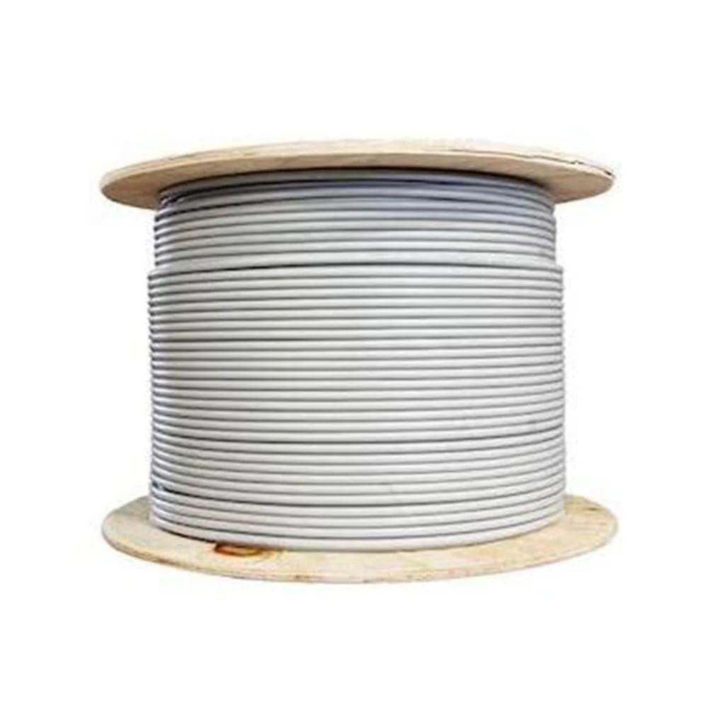 MicroWorld CAT6 500MTR UTP Network Cable (Grey, 0.50 mm CCA)