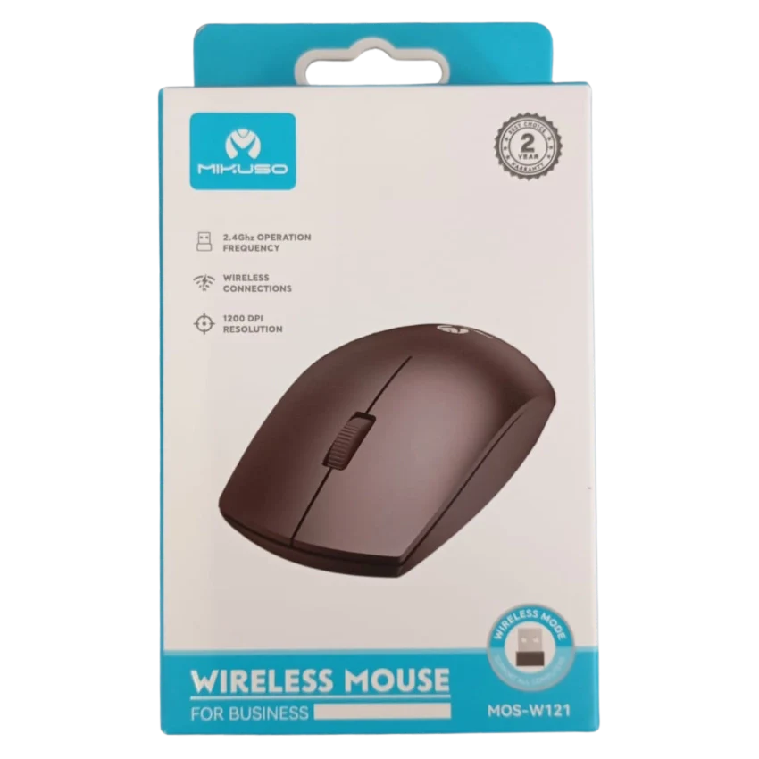 Mikuso MOS-W121 Wireless Mouse – 2.4GHz, 1200 DPI, 10m Range - Image 2