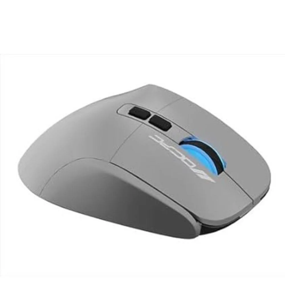 OCPC MR-22 Wireless Gaming Mouse – 7200 DPI, RGB Lighting, 6 Buttons – Ergonomic, Gray - Image 3