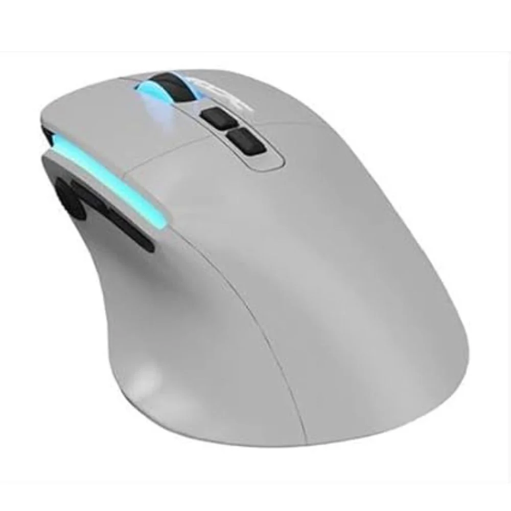 OCPC MR-22 Wireless Gaming Mouse – 7200 DPI, RGB Lighting, 6 Buttons – Ergonomic, Gray - Image 4