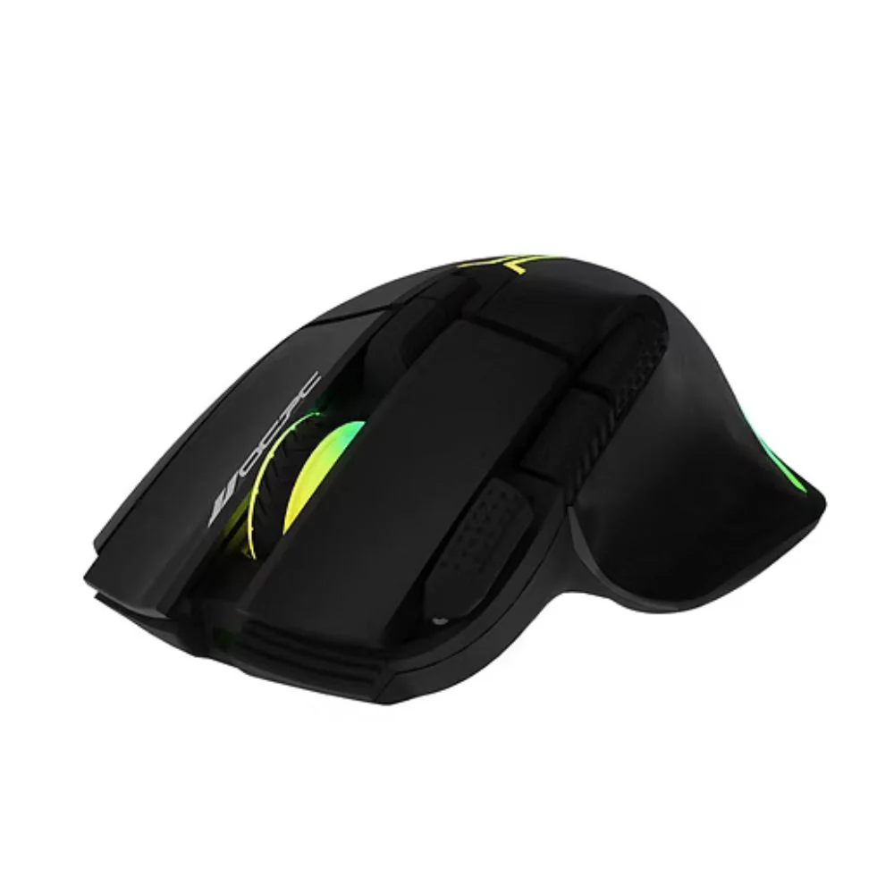 OCPC MR-33 Wireless Gaming Mouse – High Precision, 7200 DPI, RGB Lighting, Black Ergonomic Design - Image 2