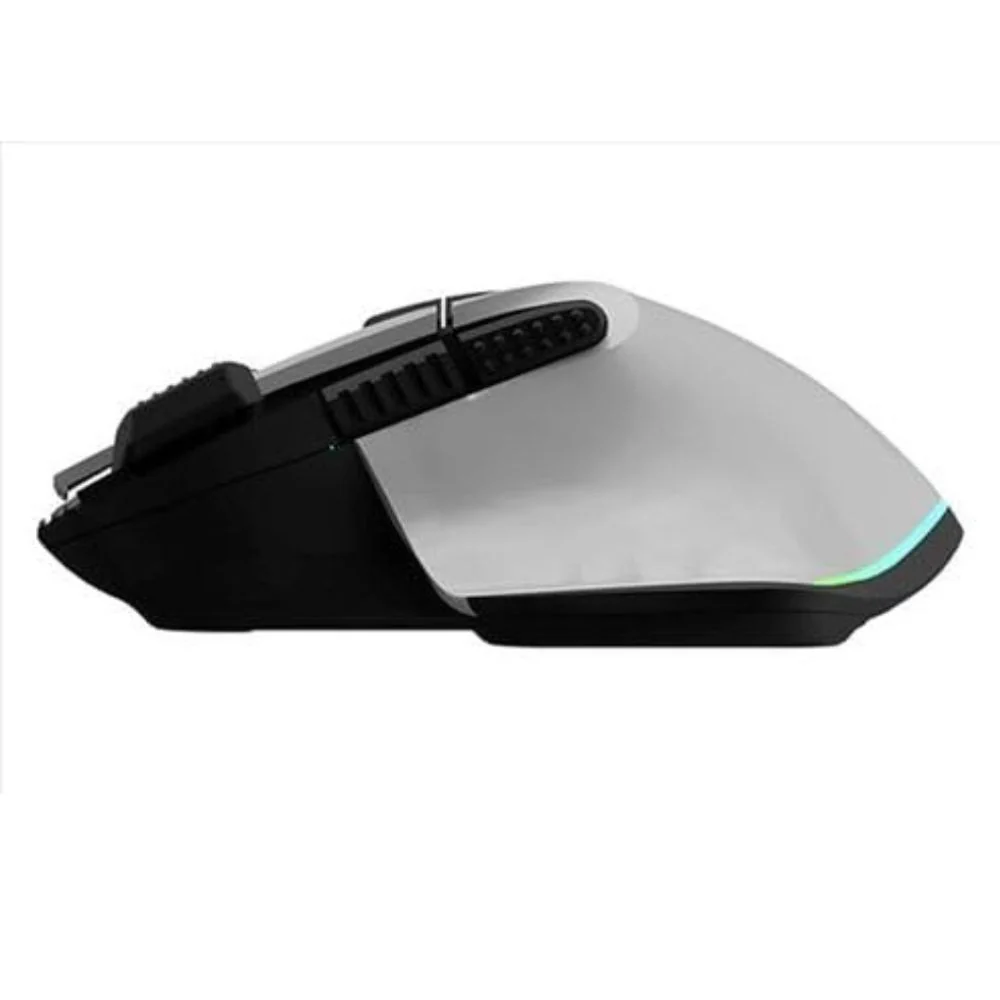 OCPC MR-33 Wireless Gaming Mouse – 7200 DPI, 6 Buttons, RGB Lighting, Ergonomic Gray Design - Image 3