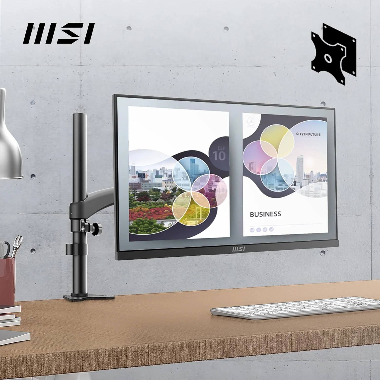 MSI PRO MP2412 23.8-inch FHD 100Hz VA Business Monitor - Image 3