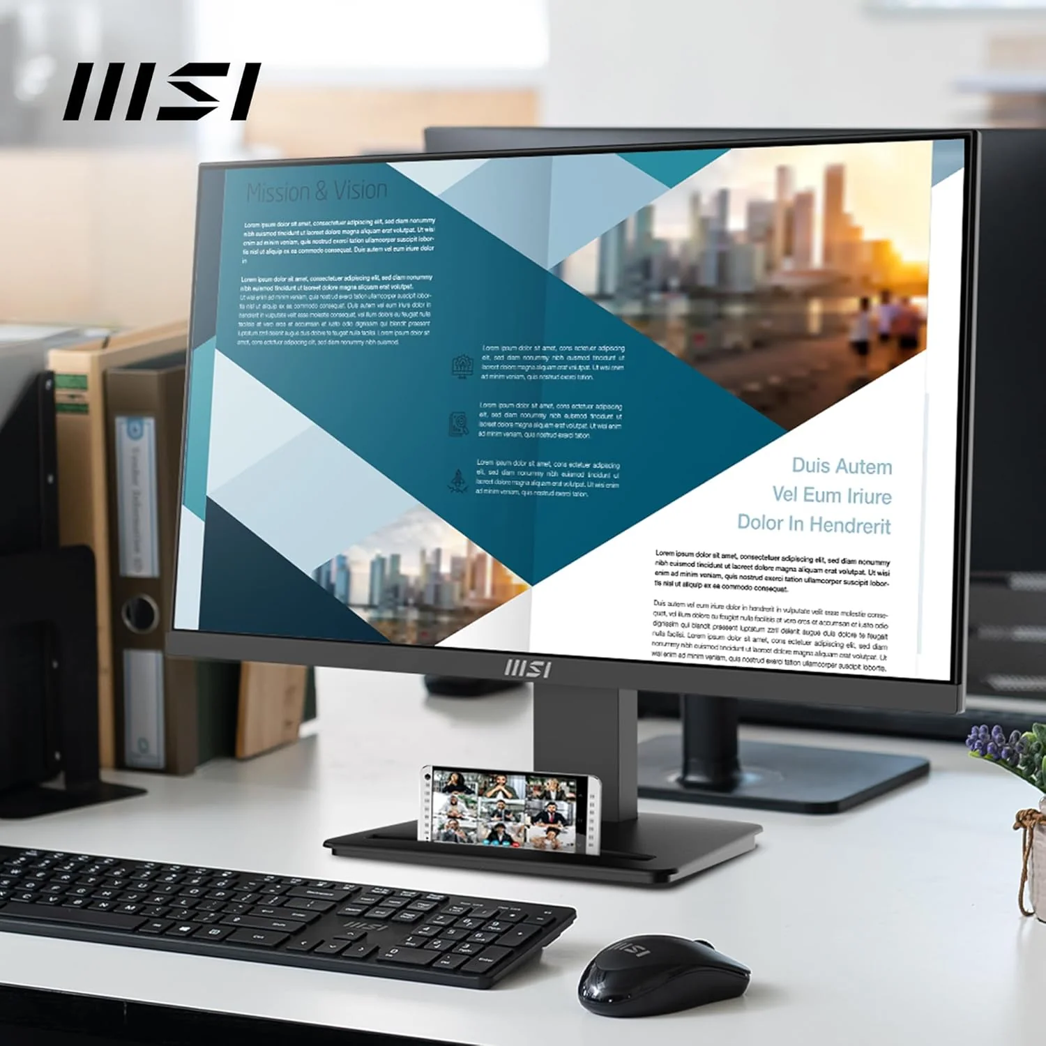 MSI PRO MP2412 23.8-inch FHD 100Hz VA Business Monitor - Image 4