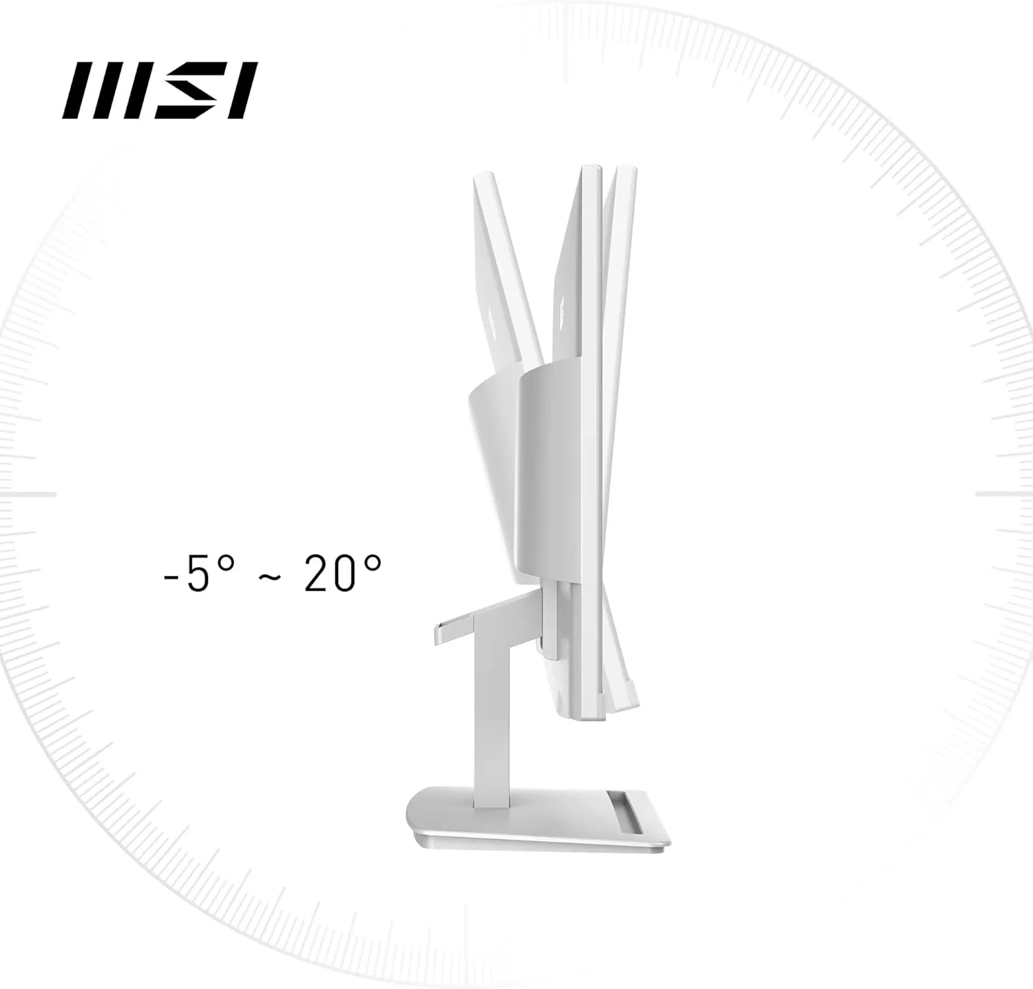 MSI PRO MP2412W 23.8-inch FHD 100Hz VA EyesErgo Business Monitor - Image 6