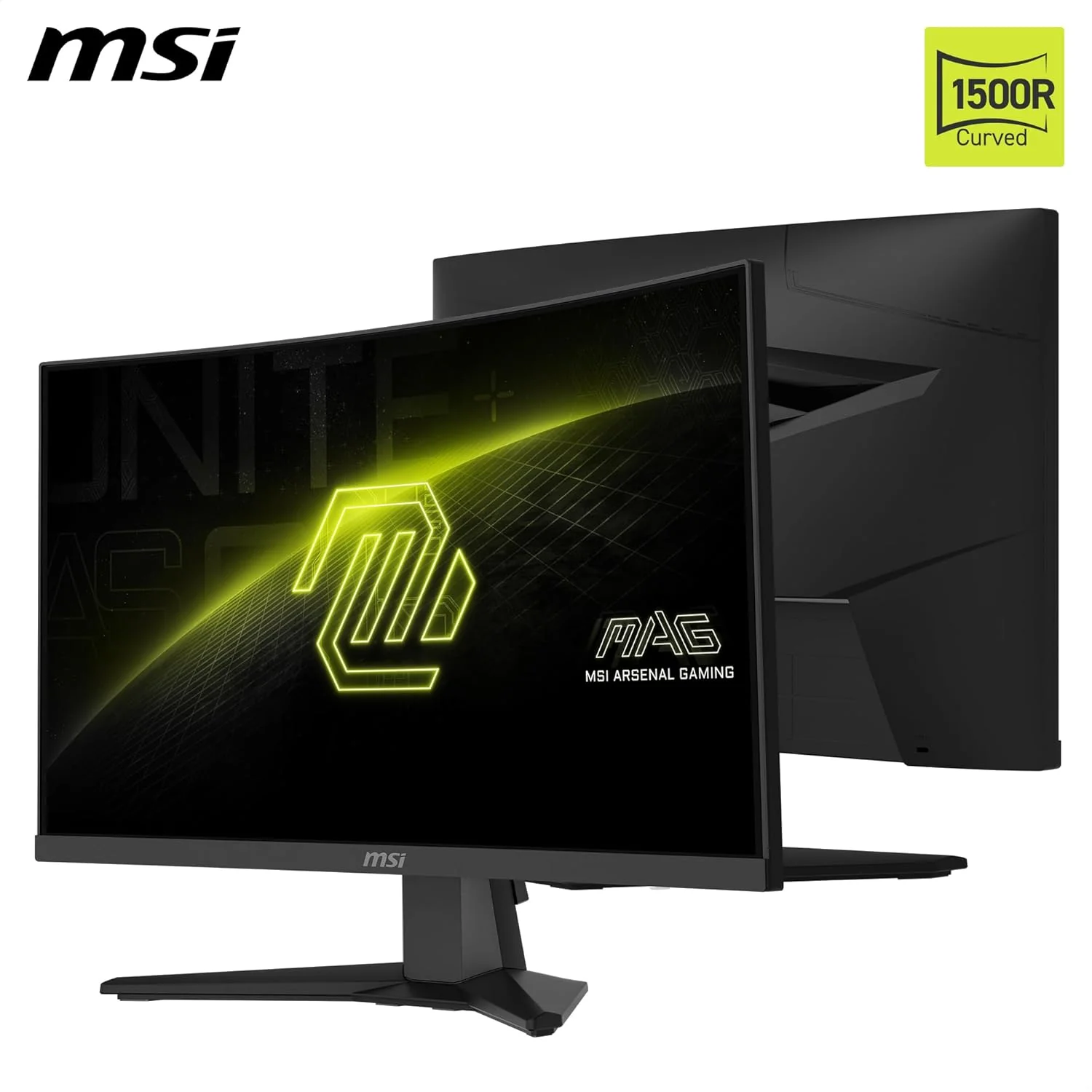 MSI MAG 244C 24-inch FHD 1500R Curved Gaming Monitor, 180Hz, 1ms, Adaptive Sync - Image 2