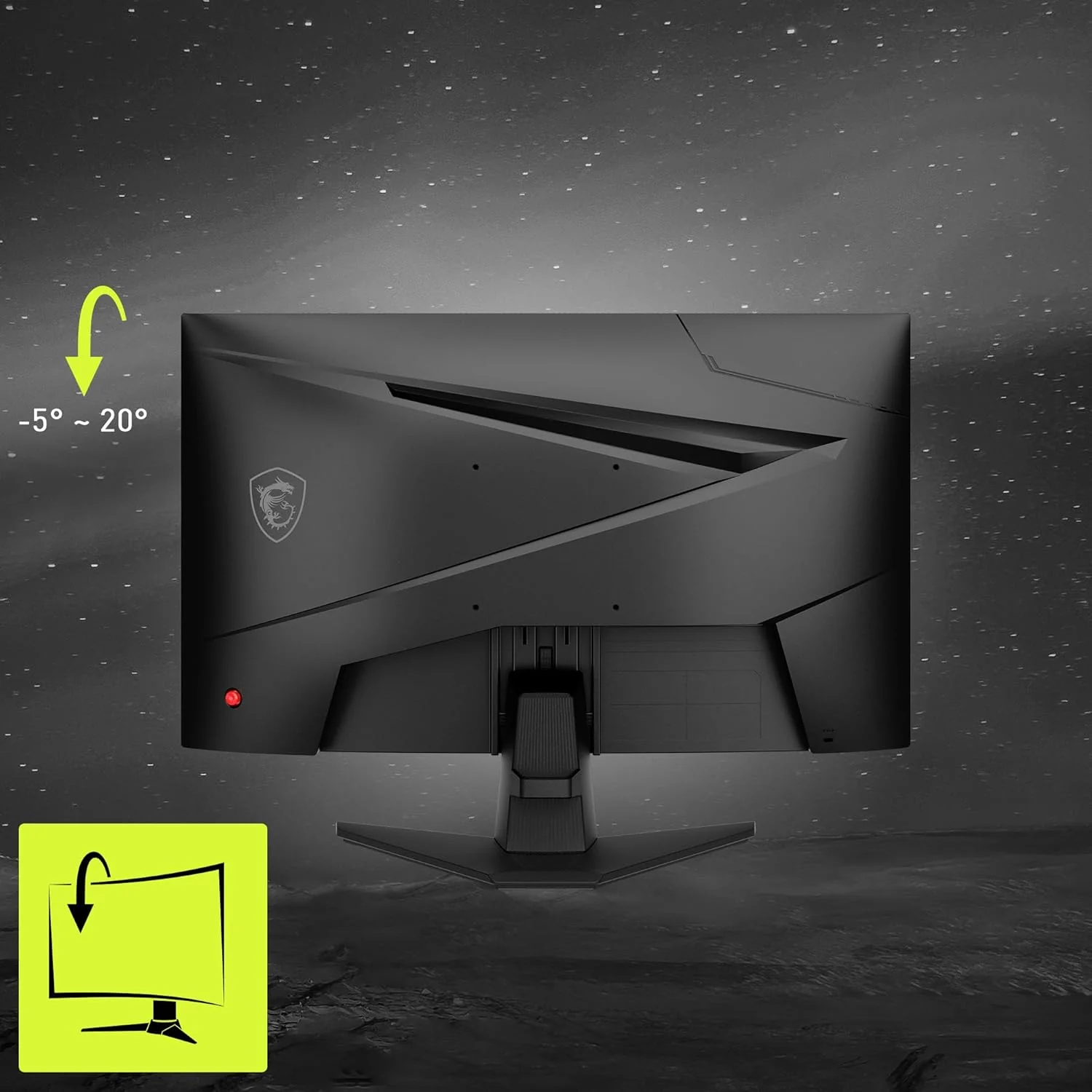 MSI MAG 244C 24-inch FHD 1500R Curved Gaming Monitor, 180Hz, 1ms, Adaptive Sync - Image 5