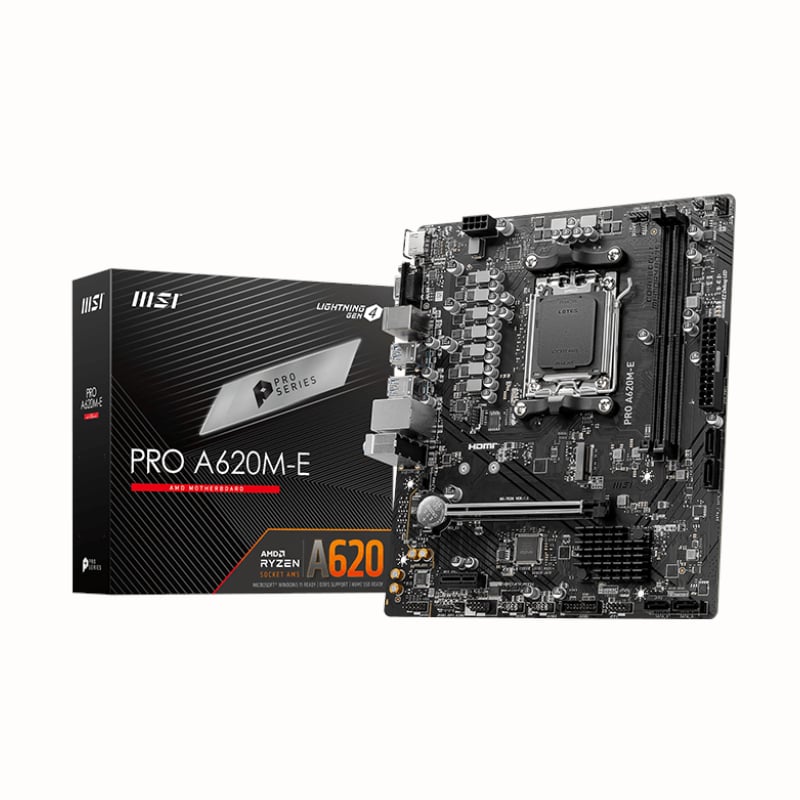 MSI A620M-E PRO AMD AM5 MATX Gaming Motherboard - Image 5
