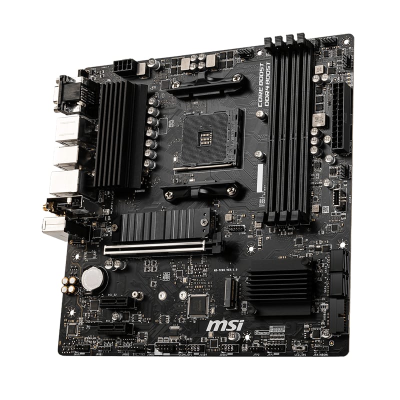 MSI B550M PRO-VDH WIFI AMD AM4 MATX Gaming Motherboard - Image 3