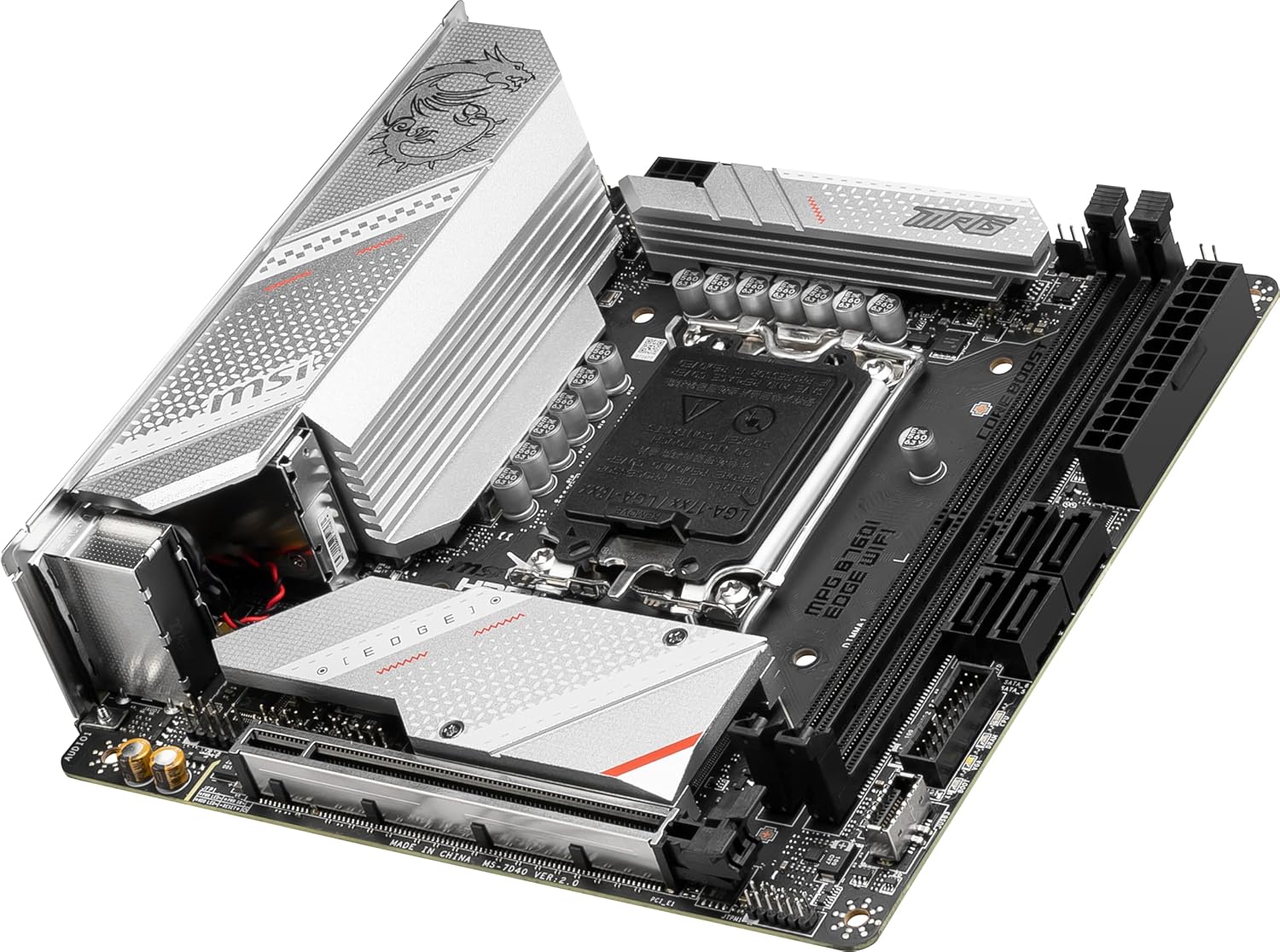MSI MPG B760I EDGE WIFI Mini-ITX Motherboard, LGA 1700, DDR5, PCIe 5.0, Wi-Fi 6E - Image 5