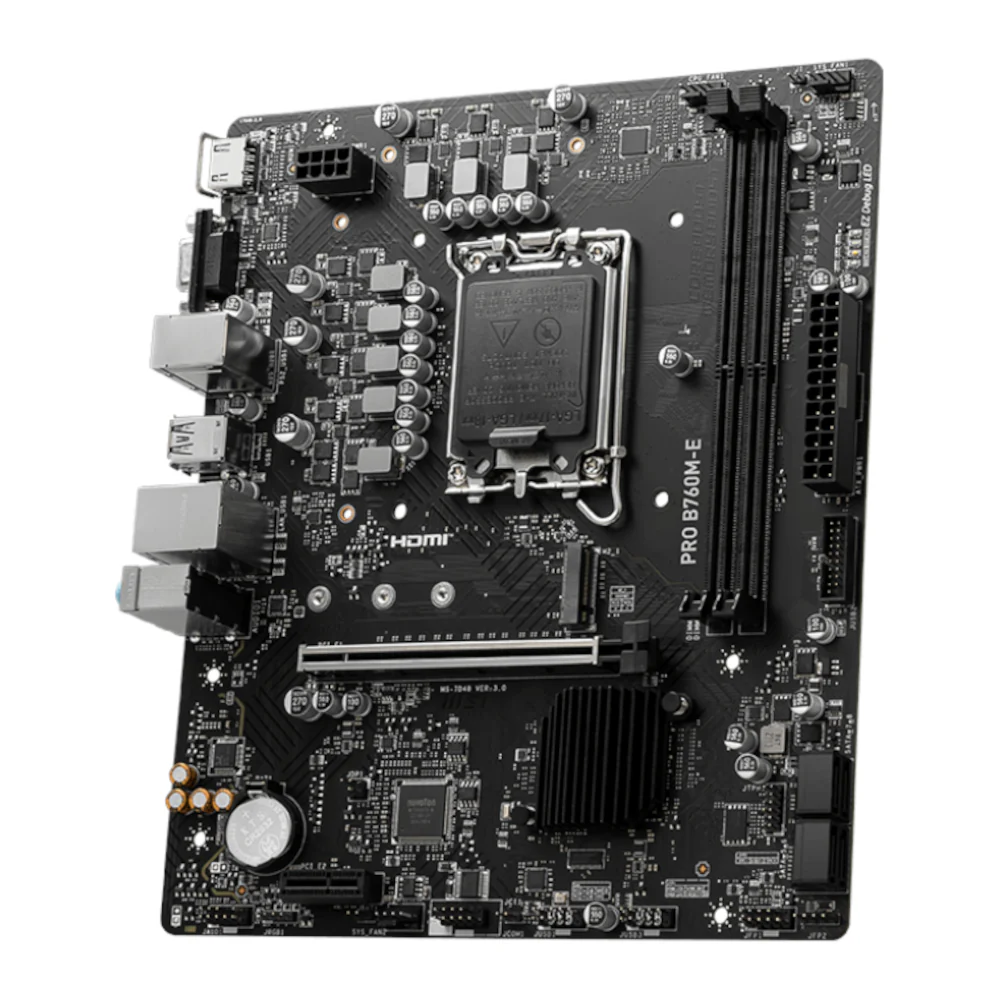 MSI B760M-E PRO DDR5 LGA1700 M-ATX Motherboard - Image 2