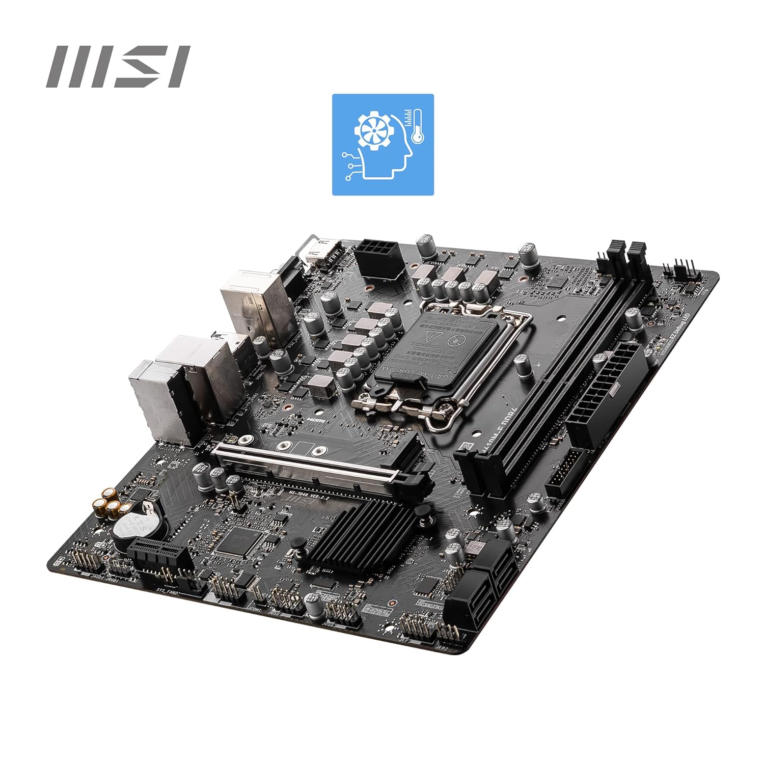 MSI PRO H610M-E DDR4 LGA 1700 Micro-ATX Motherboard - Image 5