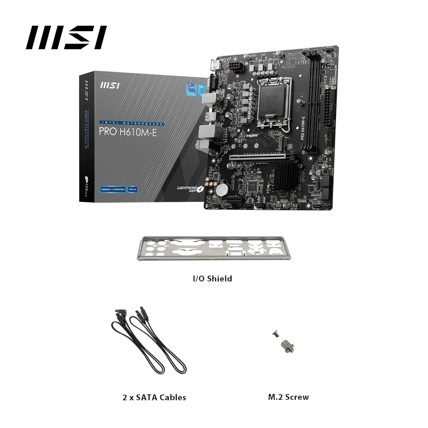MSI H610M-E PRO DDR5 LGA 1700 Micro-ATX Motherboard - Image 6