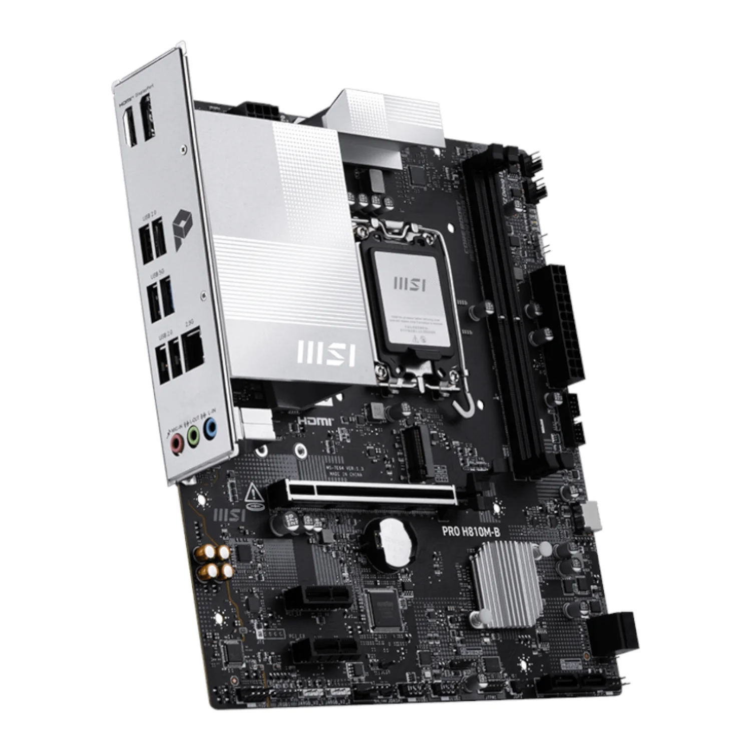MSI H810M-B PRO LGA1851 M-ATX DDR5 Motherboard - Image 2