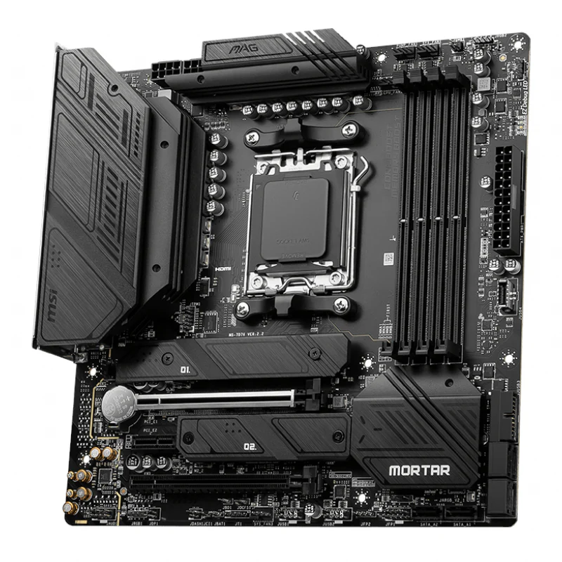MSI MAG B650M MORTAR WIFI AMD AM5 mATX Gaming Motherboard - Image 2