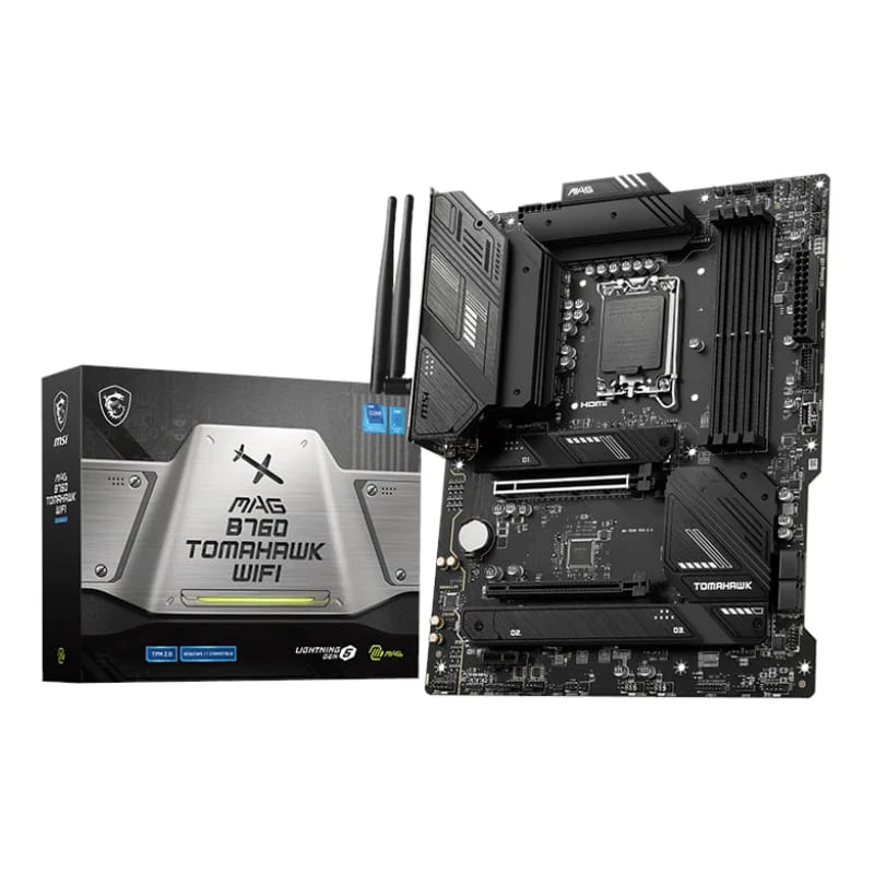 MSI MAG B760 TOMAHAWK WIFI DDR5 Intel LGA1700 ATX Gaming Motherboard - Image 5