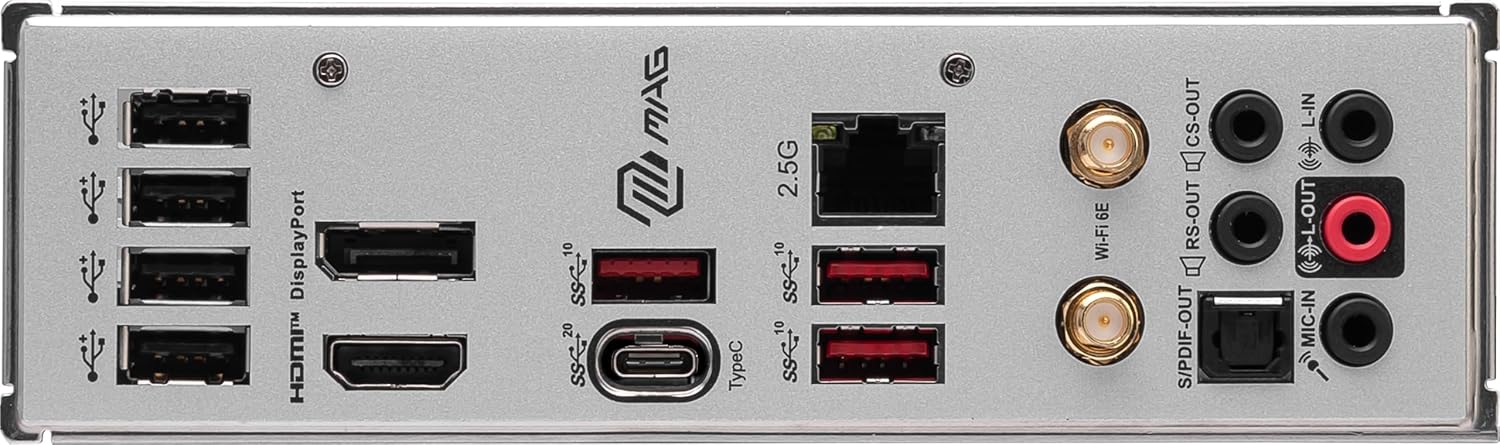 MSI MAG B760M MORTAR WIFI II mATX Motherboard, LGA 1700, DDR5, PCIe 5.0, Wi-Fi 6E - Image 6