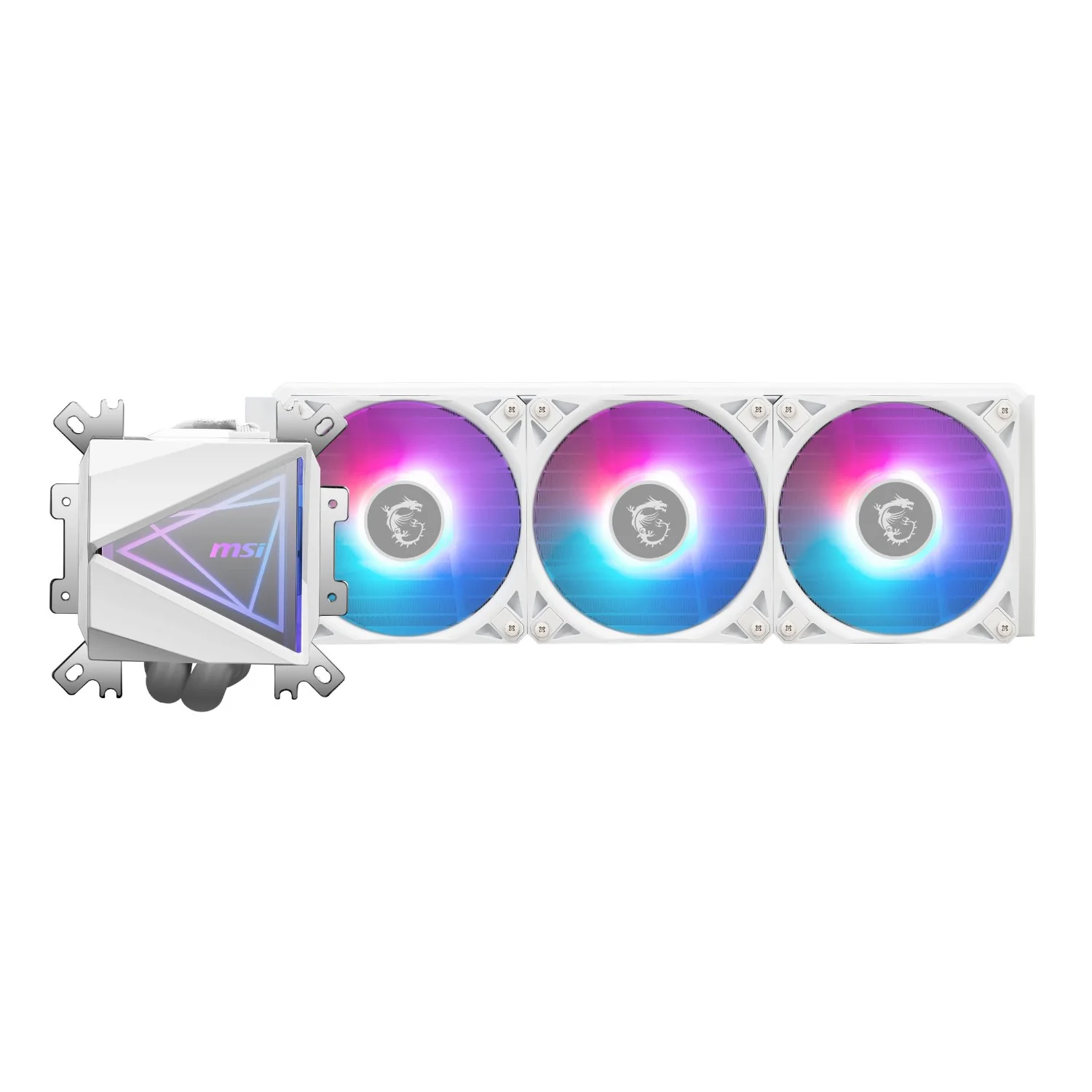 MSI MAG Coreliquid I360 ARGB AIO Liquid CPU Cooler – White - Image 5