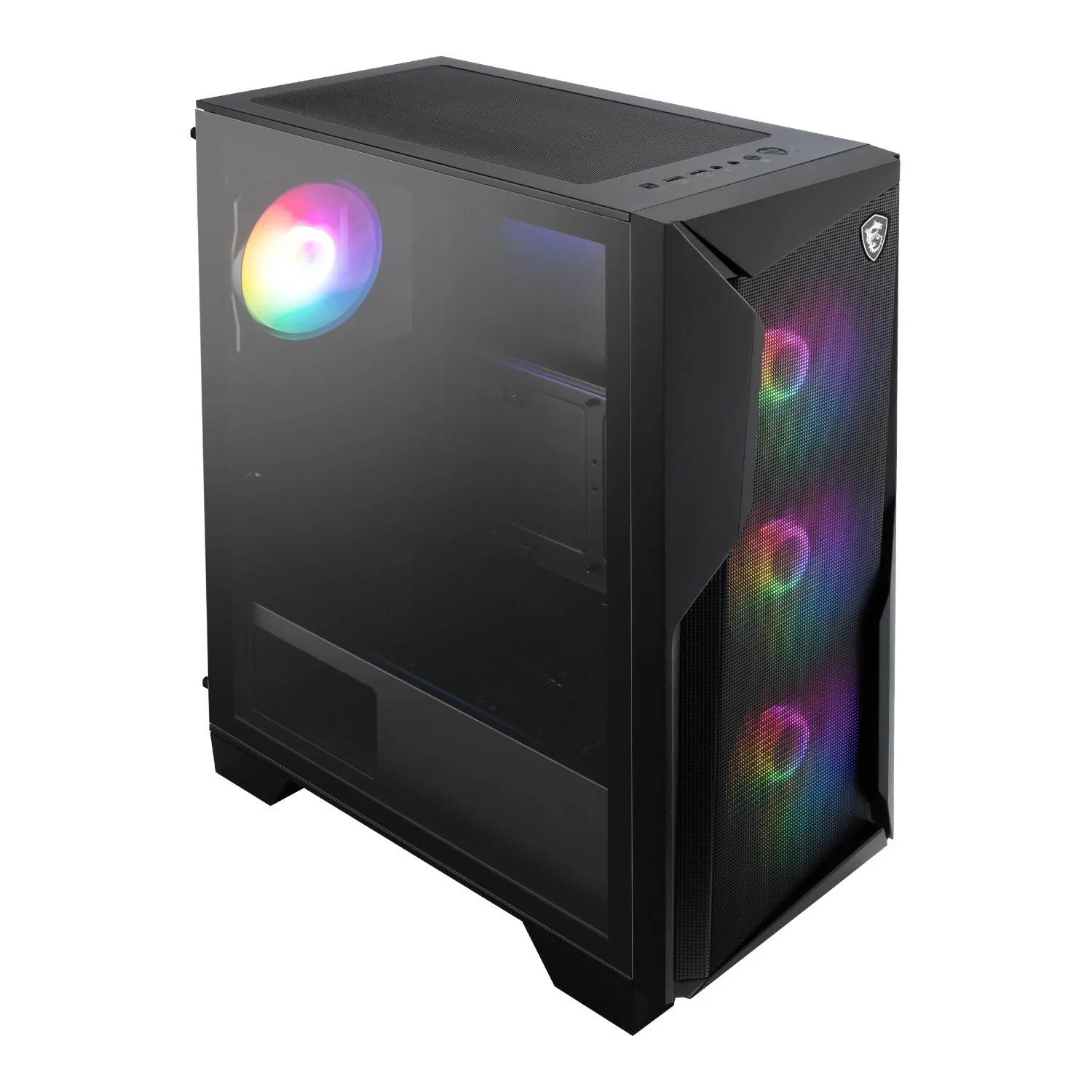 MSI MAG FORGE 130A Airflow ATX Gaming Chassis - Black - Image 2