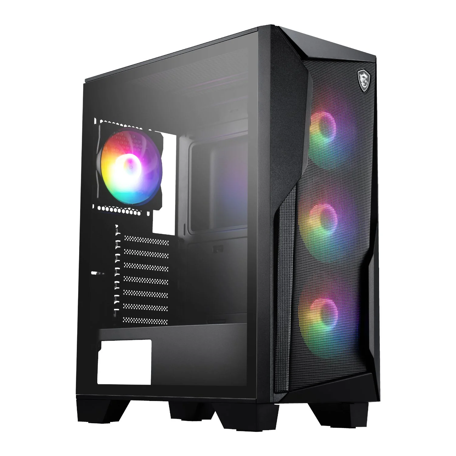 MSI MAG FORGE 130A Airflow ATX Gaming Chassis - Black - Image 6