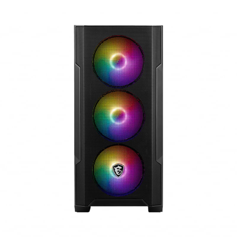 MSI MAG FORGE M100A mATX RGB GAMING CASE - Image 2