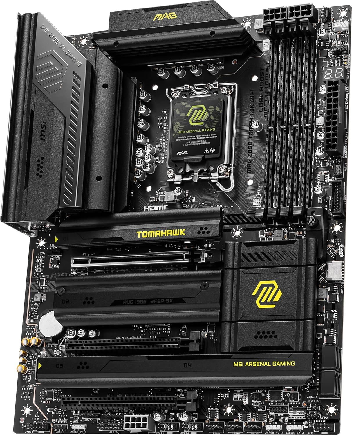MSI MAG Z890 TOMAHAWK WIFI ATX Motherboard, LGA 1851, DDR5, Wi-Fi 7, PCIe 5.0 - Image 4