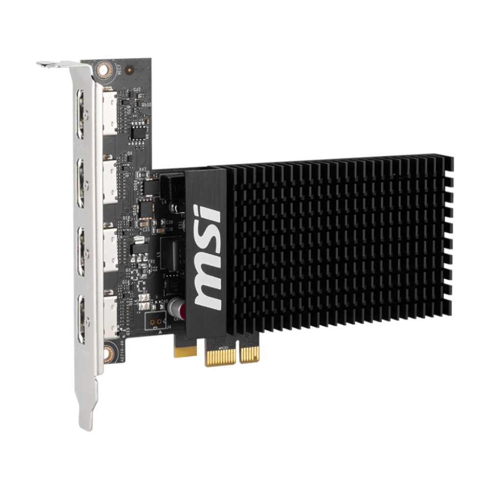 MSI Nvidia GeForce GT 710 2GD3H 2GB 64-BIT 4x HDMI Graphics Card - Image 4