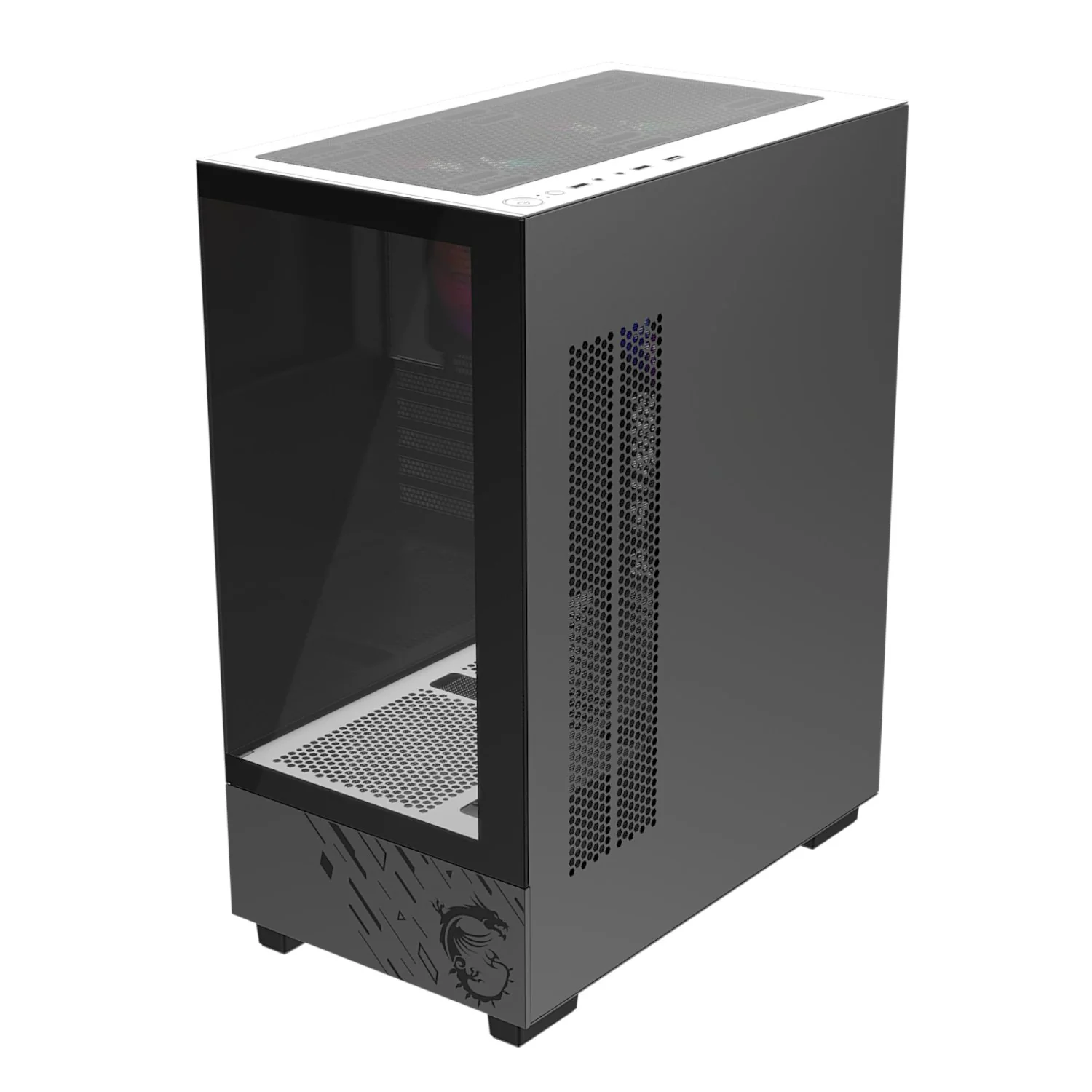 MSI PAG PANO M110A Micro-ATX Gaming Chassis – Black - Image 2