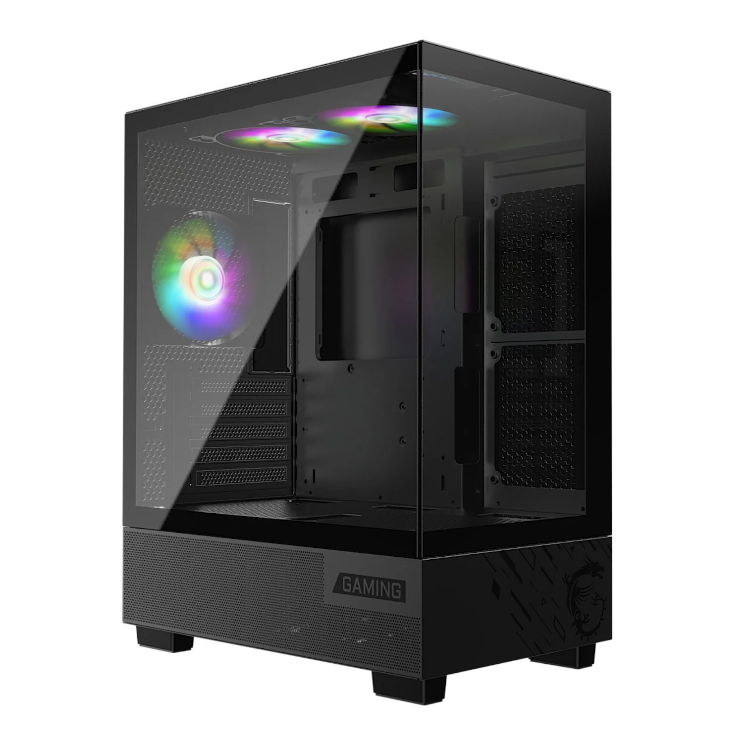 MSI PAG PANO M110A Micro-ATX Gaming Chassis – Black - Image 5