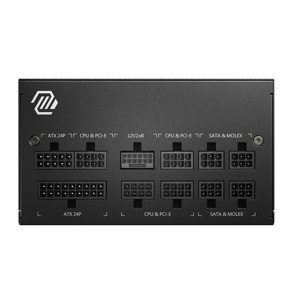 MSI MAG A850GL PCIE5 850W ATX 3.1 Power Supply, 80 Plus Gold, Fully Modular - Image 3