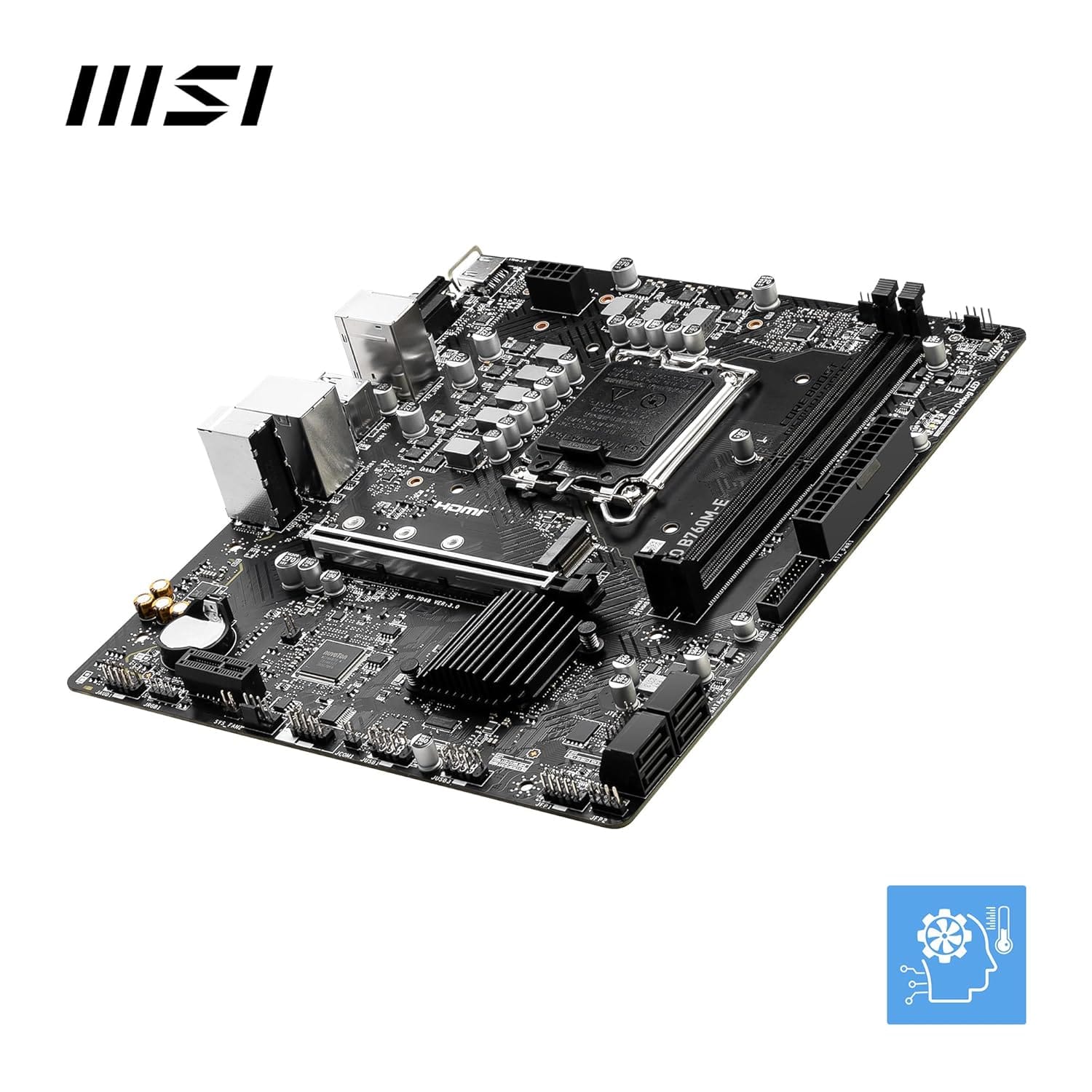 MSI PRO B760M-E DDR5 mATX Motherboard LGA 1700 Intel - Image 4