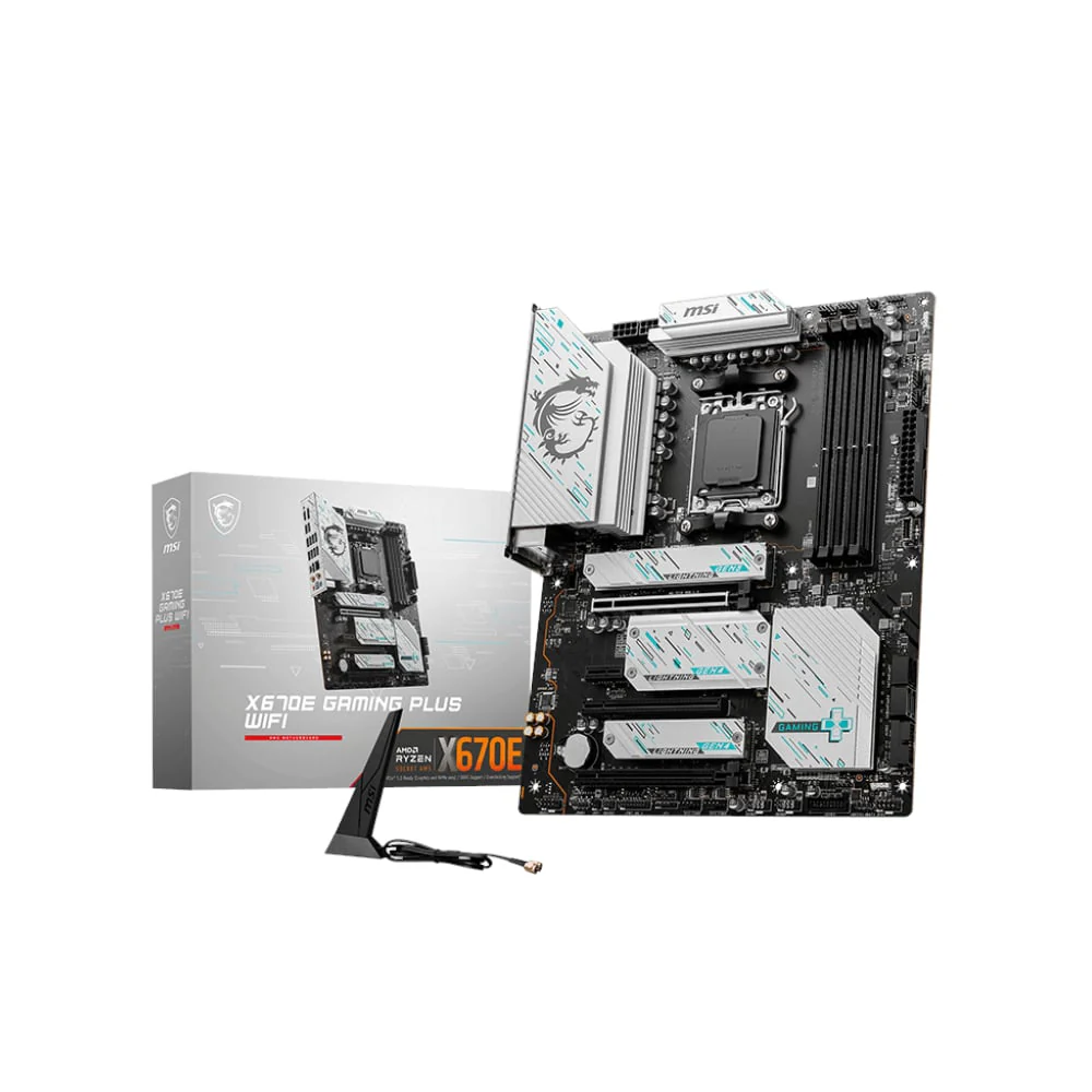MSI X670E GAMING PLUS WIFI AMD AM5 ATX Gaming Motherboard - Image 5