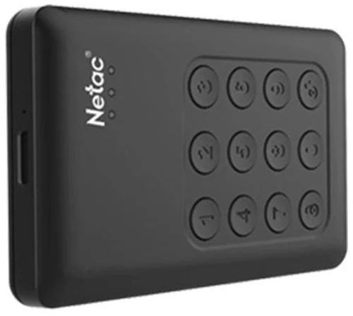 Netac 1TB Encrypted External Hard Drive – Secure Portable HDD with USB 3.0, Data Protection - Image 3