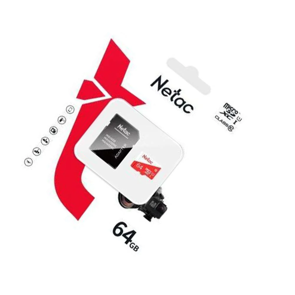 Netac ECO 64GB MicroSD Card with SD Adapter – Class 10 UHS-I, High-Speed Memory for All Devices - Image 3