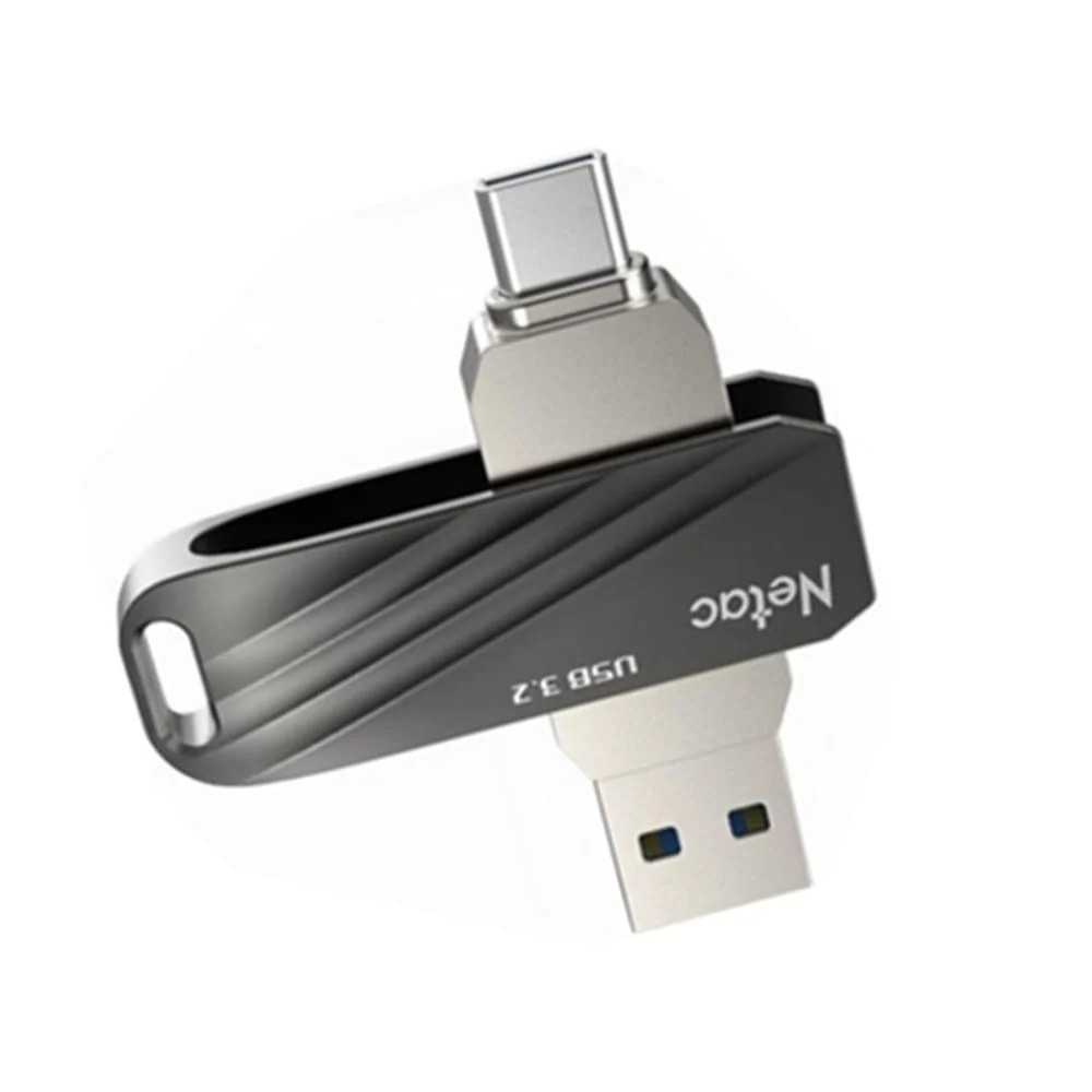 Netac US11 128GB USB 3.2 + Type-C Dual Flash Drive - Image 5