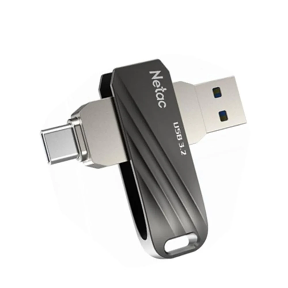 Netac US11 64GB USB 3.2 + Type-C Dual Flash Drive - Image 5