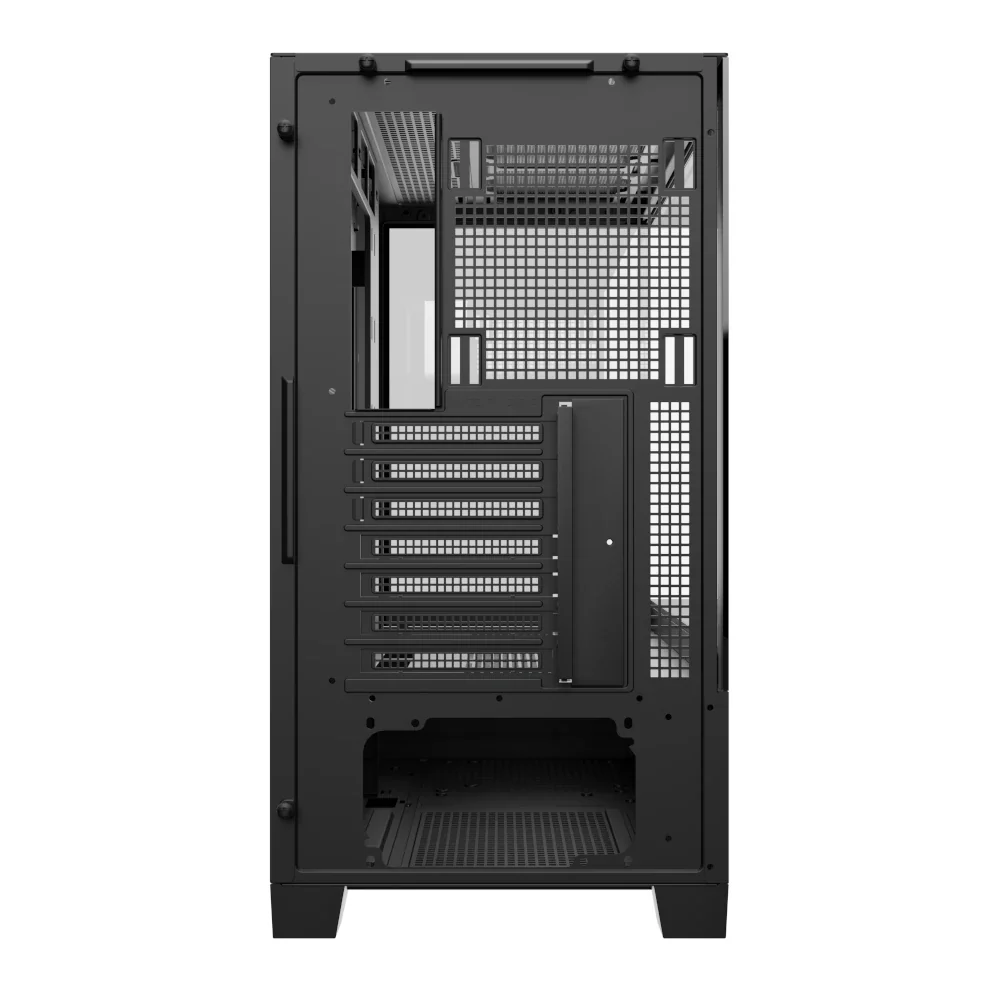 OCPC CASA ATX Mid-Tower PC Case – Tempered Glass Gaming Chassis, 360mm Radiator Support, Black - Image 5