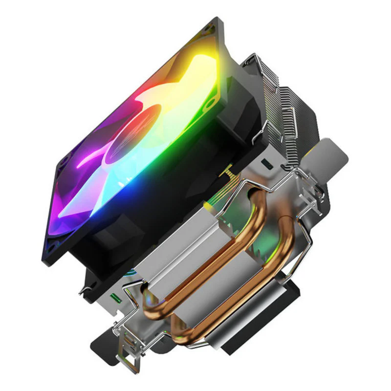 OCPC I.C.E. 90 RGB CPU Cooler – 90mm Fan, Black, Quiet Cooling with RGB Lighting - Image 3