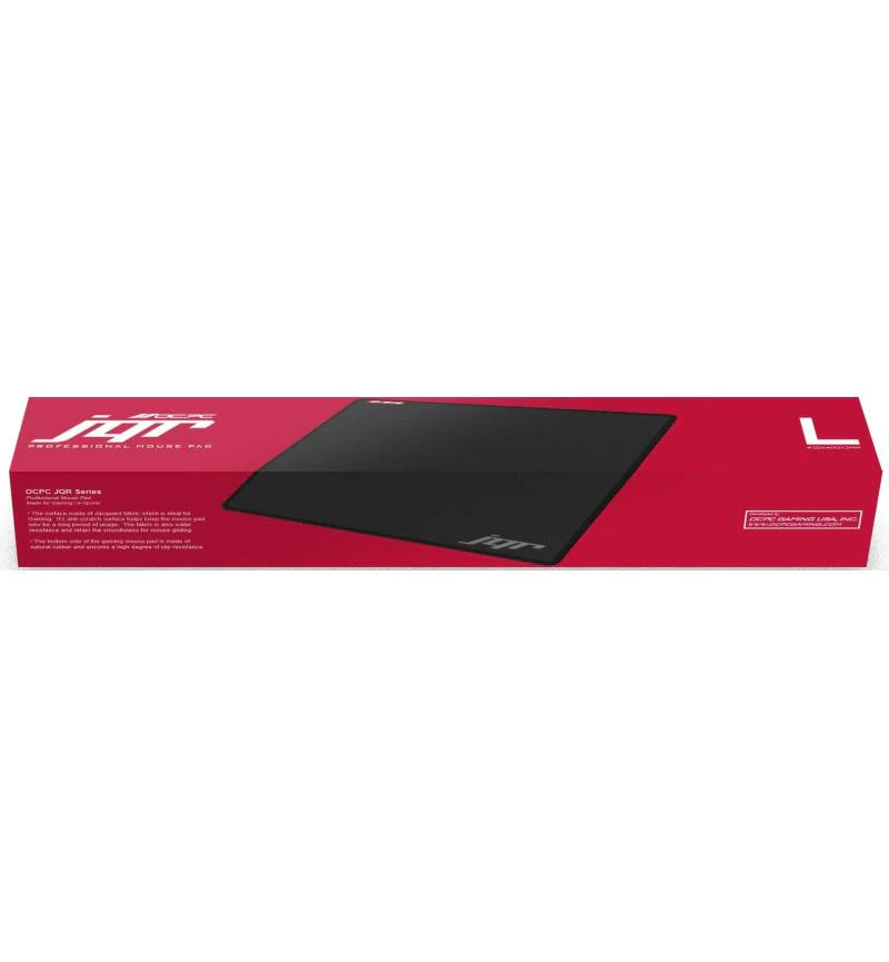 OCPC JQR Gaming Mouse Pad (L) – 450×400×3 mm Jacquard Fabric, Non‑Slip Rubber Base, Water‑Resistant - Image 3